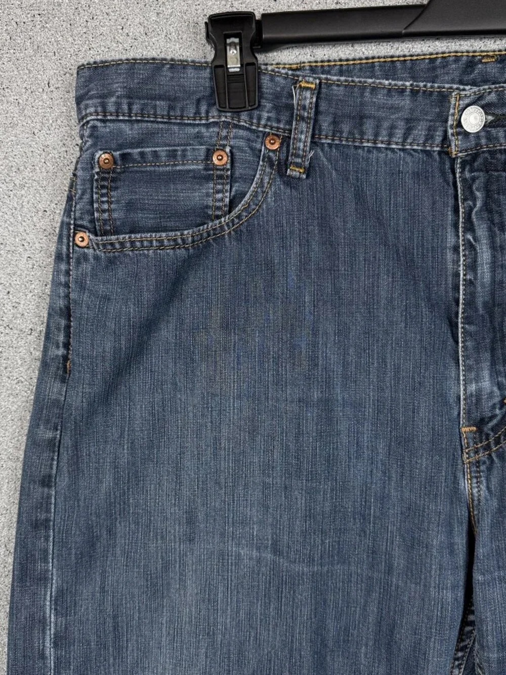 Levi's 569 Loose Straight Men's Jeans 40x30 Blue Work Casual Baggy Denim Wash